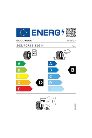 Goodyear 265/70 R18 116H Effıcientgrip Suv Yaz Lastiği 2018