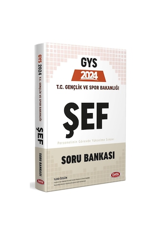 Data 2024 Gys T.c. Gençlik Ve Spor Bakanlığı Şef Soru Ve Konu 2 Li Set Data Yayınları
