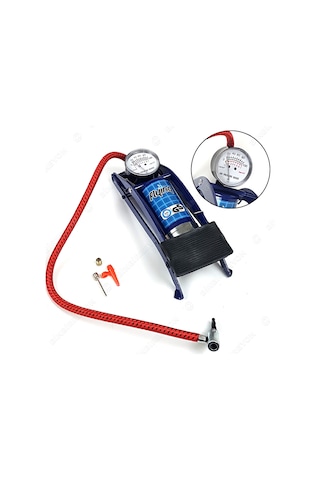 Pistonlu Ayak Pompası Bisiklet Motorsiklet Pompa 100mm Ee025 Çok Renkli