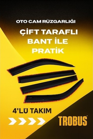 Renault Kadjar Makyajlı Kasa 2019-2022 Uyumlu Mügen Cam Rüzgarlığı 4'lü