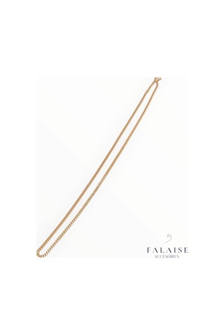 Ezme Zincir Kolye 60cm - Küçük Altın