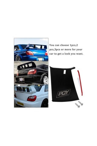 Novahub Subaru Stı 04-07 Pqy Arka Kanat Spoiler Desteği, Pqy Sticker İle Montaj