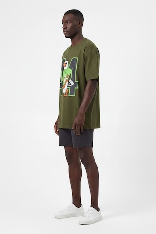 Blow Up Future Gen 44 Oversize Erkek T-shirt 141437 Haki