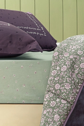 Puffy Lela Çift Kişilik Threefy Uyku Seti Kül Moru