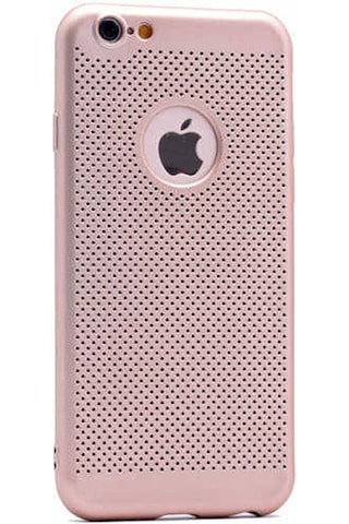 Apple Uyumlu iPhone 7 / 8 / Se 2020 / Se 2022 Silikon Delikli Kılıf Rose Gold 2 Adet Rose Gold