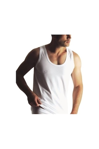 Yıldız Erkek Süprem Atlet 00 Yüzde Yüz Pamuklu 6'Lı Avantaj Paket Beyaz