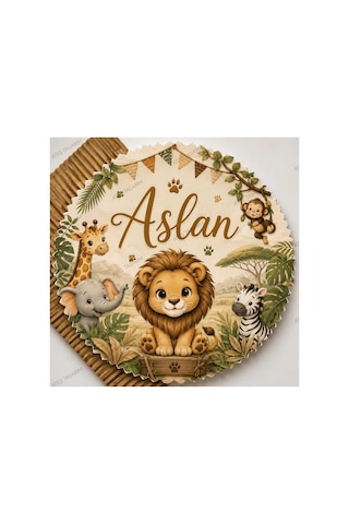 Kişiye Özel İsimli Mdf Kapı Süsü 30x30 Cm Uv Baskılı Bebek & Çocuk Odası Dekoru Kahverengi Kişiye Özel İsimli Mdf Kapı Süsü 30x30 Cm Uv Baskılı Bebek & Çocuk Odası Dekoru Kahverengi