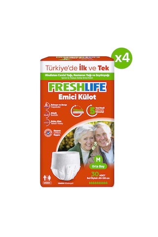 Freshlife Emici Külot Hasta Bezi M 4 x 30'lu