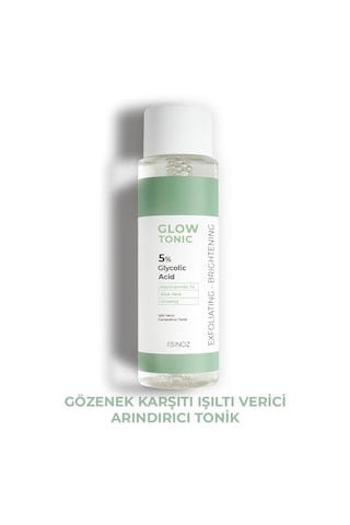 Sinoz %5 Glikolik Asitli Gözenek Sıkılaştırıcı Peeling Etkili Arındırıcı Glow Tonik 200 ML