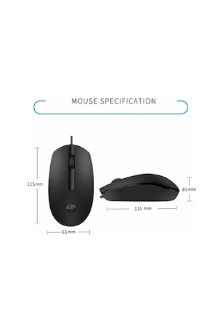 HP M10 Kablolu Optik Mouse