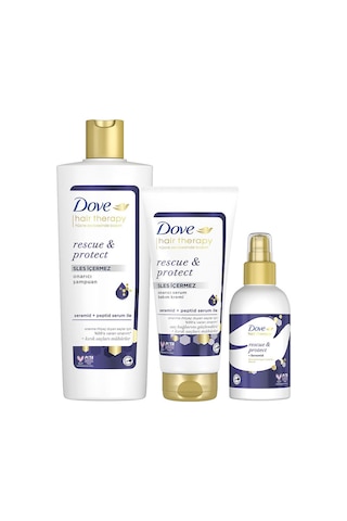 Dove Hair Therapy Onarıcı Saç Bakım Seti 3'lü