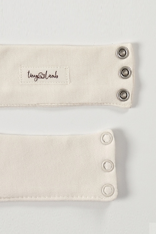 Tinylamb Bebek Bodysuit Taş Renk Uzatma Aparatı 2 Adet Kısa Ve Uzun %100 Pamuk 9.5mm Çıtçıtlı Taş