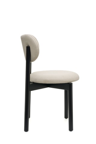 Ocean Siyah Ahşap 6'li Mutfak Salon Yemek Odası Sandalyesi