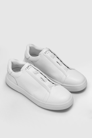 Lufian Dante Erkek Deri Sneaker Ayakkabı Beyaz Beyaz 112230256100500 Beyaz