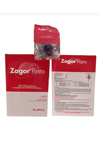 Bavet Zagor Pasta Etkili Fare Ilacı 80g 8x10g