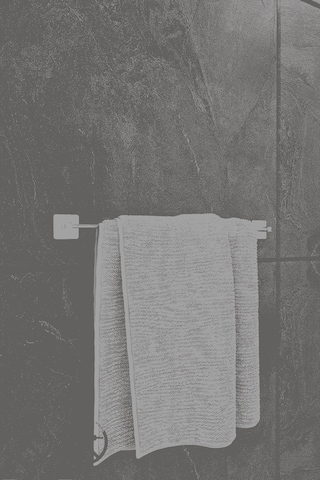 Alper Banyo Scilla Yapışkanlı Krom Kare Uzun Havluluk Krom