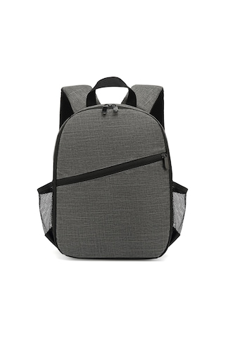 Maiyame Dış Mekan Ve Seyahat İçin Su Geçirmez Poliester Fotoğraf Makinesi Çantası, Aksesuar Ve Çeşitli Eşyaları Saklama Özelliği, Gri Renk