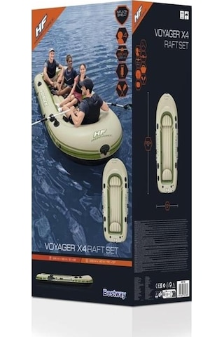 Bestway Hydro-force Voyager X4 Raft Şişme Bot Set