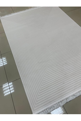 Padişah Halı Safir 74774 060 Serisi Akrilik Salon Oturma Yatak Odası Halısı Krem