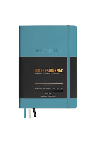 Leuchtturm1917 Bullet Journal 2nd Edition A5 Sert Kapak Noktalı Defter Turquoise25 373022