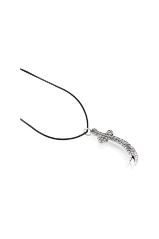 Oya Silver Zirkon Taşlı Gümüş Zülfikar Kolye Ucu 3.3x1cm Oyot340