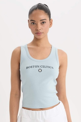 DeFactoFit NBA Boston Celtics Slim Fit Dar Kesim Yuvarlak Yaka Fitilli Kaşkorse Atlet E3611AX25SMBE824