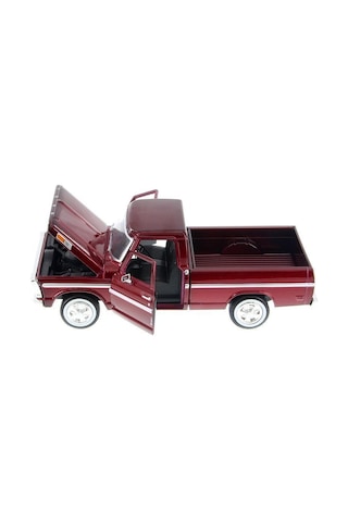 Motormax 1969 Ford F-100 Pickup 1/24 Ölçek Bordo Model Araba
