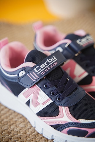 D0130 Cırtlı Çocuk Unisex Sneaker Spor Ayakkabı Lacivert