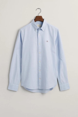 Gant Erkek Mavi Slim Fit Klasik Yaka Oxford Gömlek-11410 Mavi