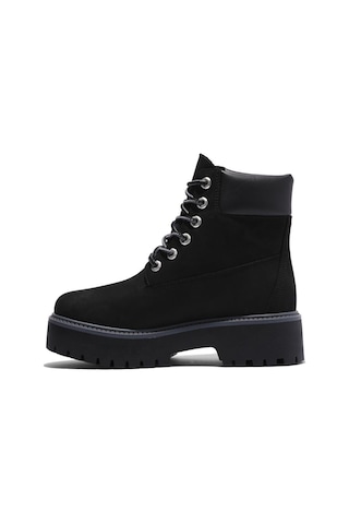 Timberland Stone Street 6 Inch Lace Up Waterproof Kadın Bot-31933 Siyah