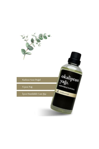 Sabunal Okaliptus Yağı 100 ML - Ferahlatıcı ve Aromaterapi Yağ