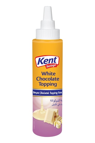 Kent Boringer Beyaz Çikolatalı ve Çilekli Topping Sos 2 x 750 G