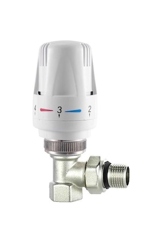 Fause Termostatik Radyatör Vanası Köşe Tip 1/2'' Kvn111 Fause Termostatik Radyatör Vanası Köşe Tip 1/2'' Kvn111
