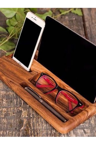 Minimalist Tasarım Masif Ahşap Düzenleyici Tepsisi