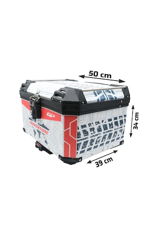 Gp Kompozit Dsn09 Universal 45 Lt Desenli Alüminyum Motosiklet Çantası Diğer