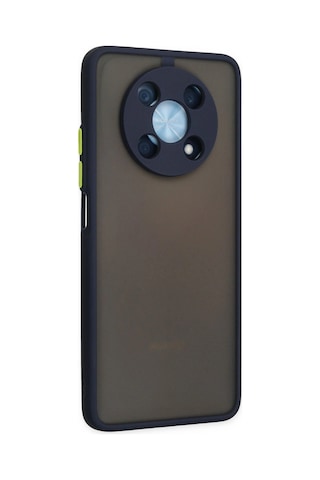 Mep Huawei Nova Y90 Kılıf Montreal Silikon Kapak - Lacivert Najmaddin renkli