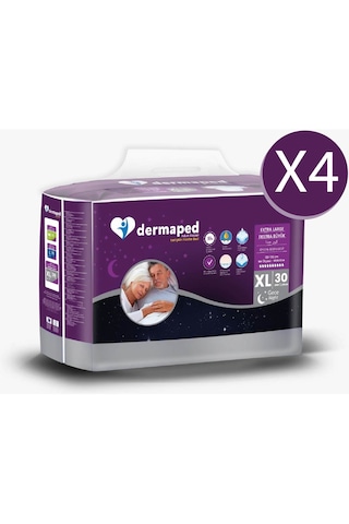 Süper Emici Gece Hasta Bezi 120 Adet Xlarge