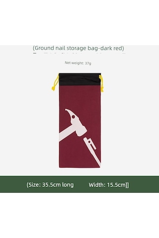 Novahub Kamp Çadırı Kurulum Kanvas Çantası - Yüksek Kaliteli Kırmızı Çanta Um44332-6 Yurt Dışından Kırmızı