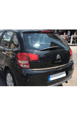 Cıtroen C3 Krom Bagaj Alt Çıta Formlu 2010-2015 Paslanmaz Çelik