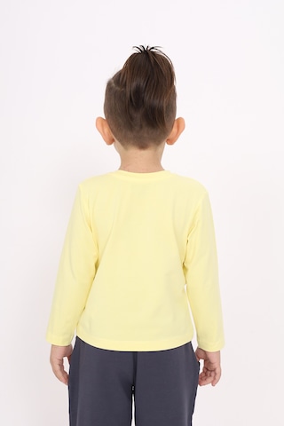 Toontoy Kids Toontoy Erkek Çocuk Baskılı Bisiklet Yaka Uzun Kollu Tişört Lacivert