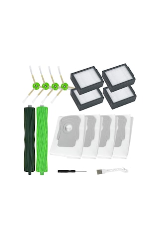 Sointeresting İrobot Roomba I7 I7+ I8 I3 I6+ Plus E5 E6 E7+ Robot Süpürge Aksesuarları Silindir Fırçalar Filtreler İçin Yedek Parçalar