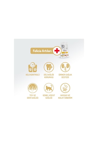 Felicia Urinary Care Sterilised Tavuklu Kısırlaştırılmış Kedi Maması 2kg X 2 Adet