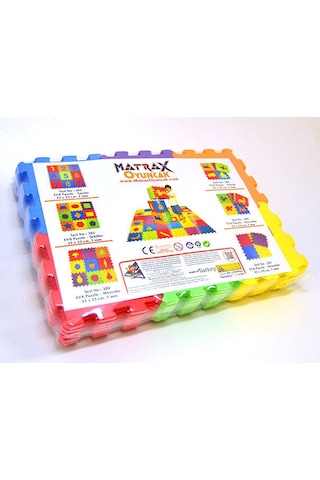 Eva Puzzle 12 X 12 Cm X 7 Mm Harfler Ve Sayılar