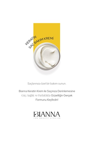 Saç Bakım Kremi Keratin Güçlendiren Ve Yenileyen Saç Bakım Kremi - 500 Ml Saçkrem