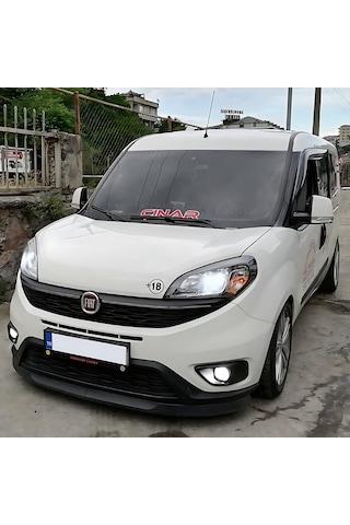 Fiat Doblo 4 2015-2023 Uyumlu H Lip Esnek Ön Lip 2 Parça Karlık Ön Ek Tampon Altı Dill