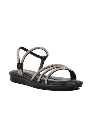 Pierre Cardin Siyah Kadın Düz Sandalet Pc-5100 Z Siyah