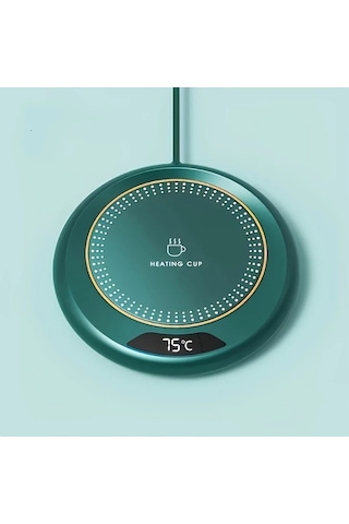 Willowhaven Yeşil Akıllı Elektrikli Su Isıtıcısı Ve Kahve Fincanı Isıtıcısı 3 Hız Usb Güç 8 Saat Otomatik Kapama Seyahat Bardağı Ev Ofis