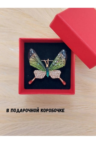 Fashion Jewelry Kelebek Broş 292544138 Yeşil