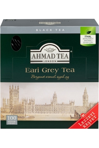 Ahmad Tea Avantaj Paketi 3 Lü Earl Grey + English Breakfast + Ceylon 100 Lü Poşet Çay