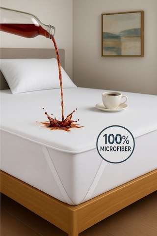 Formeya Pamukkale Alez Mikro Lastikli Su Sıvı Geçirmez Yatak Koruyucu  TekKişilik  Alez